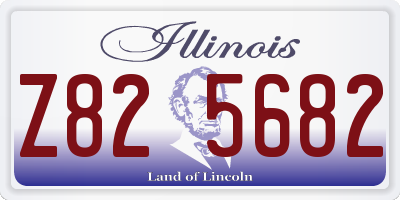 IL license plate Z825682