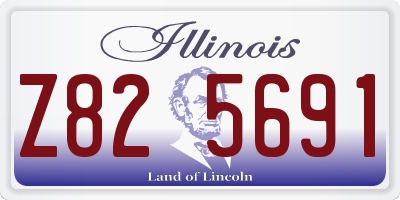 IL license plate Z825691