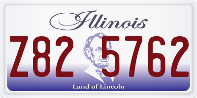 IL license plate Z825762