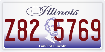 IL license plate Z825769