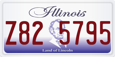 IL license plate Z825795