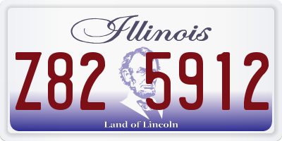 IL license plate Z825912