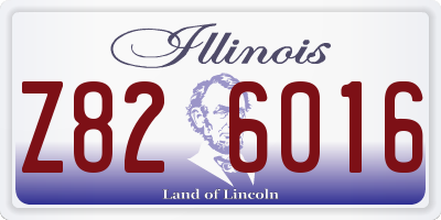 IL license plate Z826016