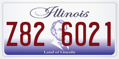 IL license plate Z826021