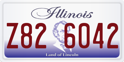 IL license plate Z826042