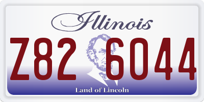 IL license plate Z826044
