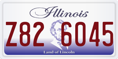 IL license plate Z826045