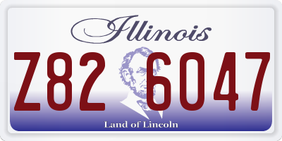 IL license plate Z826047