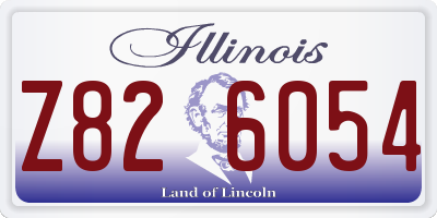 IL license plate Z826054