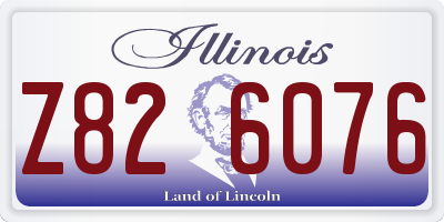 IL license plate Z826076