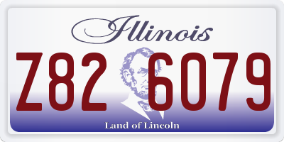 IL license plate Z826079