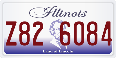 IL license plate Z826084
