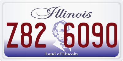 IL license plate Z826090