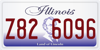 IL license plate Z826096