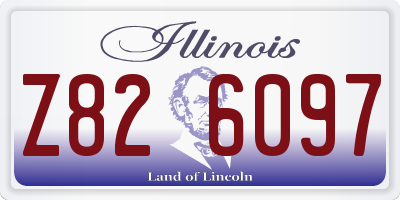 IL license plate Z826097