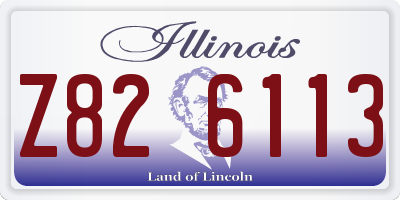 IL license plate Z826113