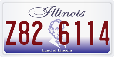 IL license plate Z826114
