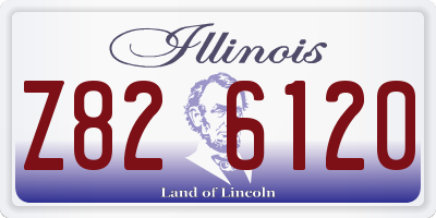 IL license plate Z826120