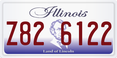 IL license plate Z826122