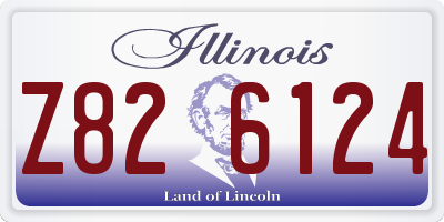 IL license plate Z826124