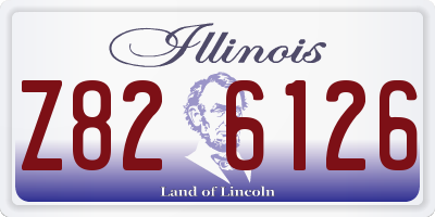IL license plate Z826126