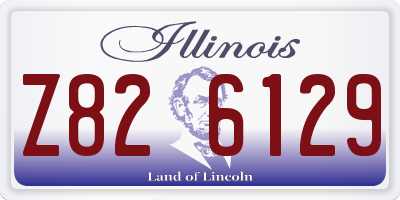 IL license plate Z826129