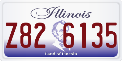 IL license plate Z826135