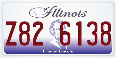 IL license plate Z826138