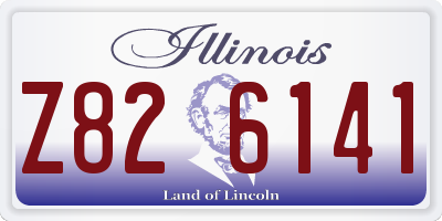 IL license plate Z826141