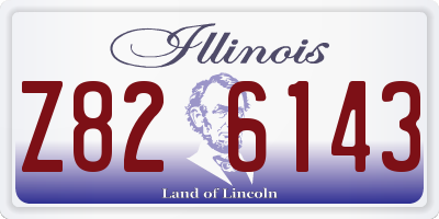 IL license plate Z826143