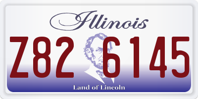 IL license plate Z826145