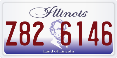 IL license plate Z826146
