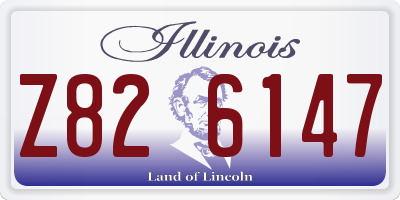 IL license plate Z826147