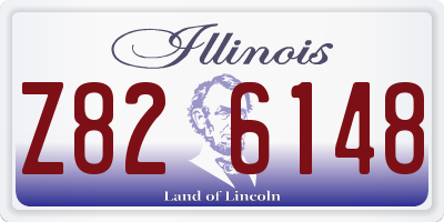 IL license plate Z826148