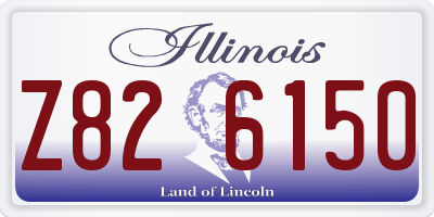 IL license plate Z826150