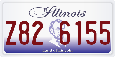 IL license plate Z826155