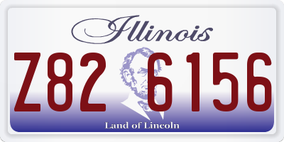 IL license plate Z826156