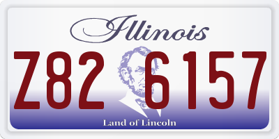 IL license plate Z826157
