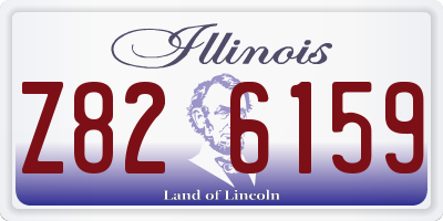 IL license plate Z826159
