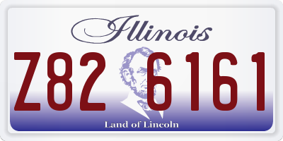 IL license plate Z826161
