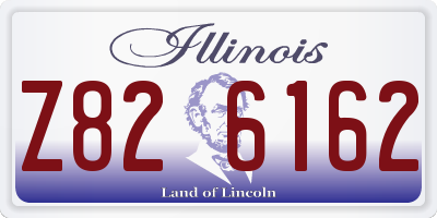 IL license plate Z826162