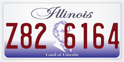 IL license plate Z826164
