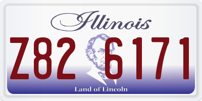 IL license plate Z826171