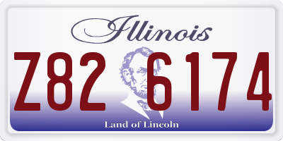 IL license plate Z826174