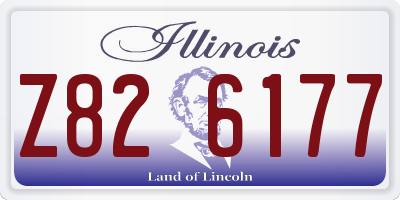 IL license plate Z826177