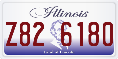 IL license plate Z826180