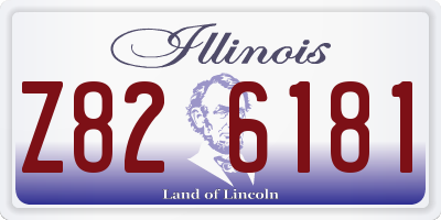 IL license plate Z826181