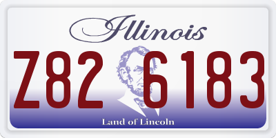 IL license plate Z826183