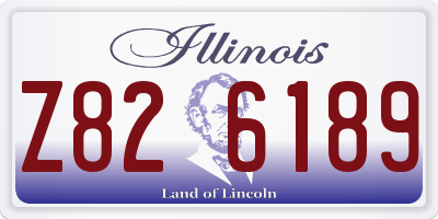 IL license plate Z826189