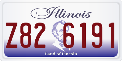 IL license plate Z826191